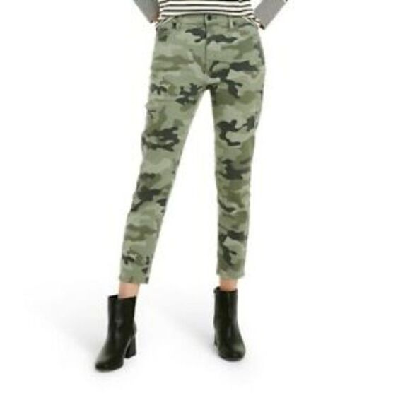 Nili Lotan Camo High-Rise Pants - Picture 1 of 7
